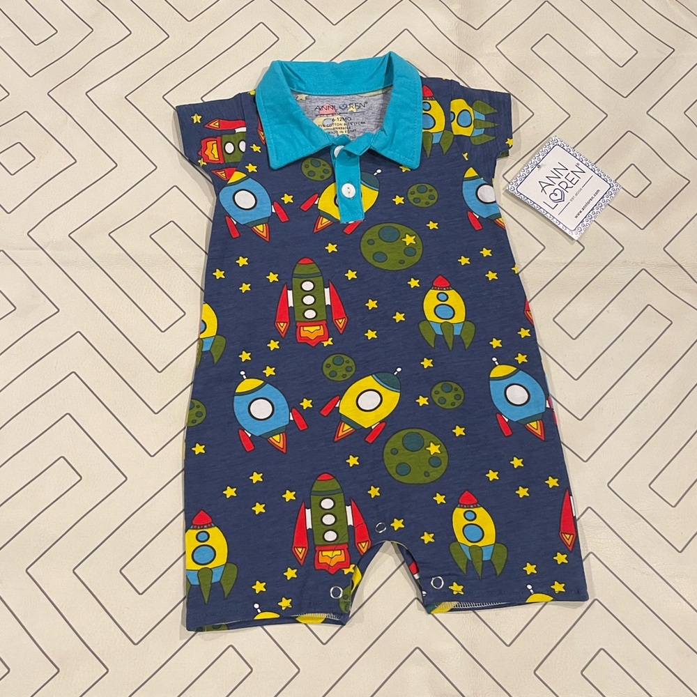 NWT Ann Loren Spaceship Romper